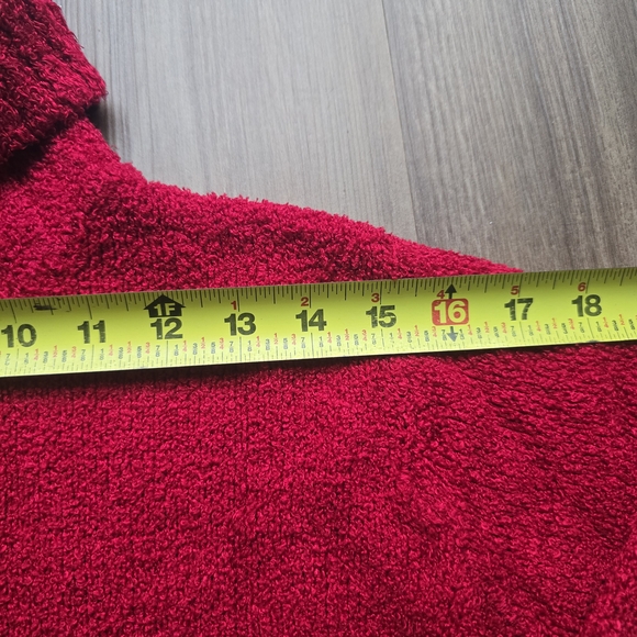 Pierre Cardin Vibrant Red Turtleneck Sweater - Picture 3 of 6